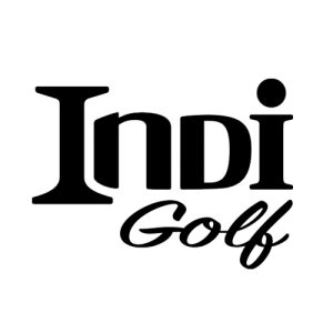 indi golf logo black