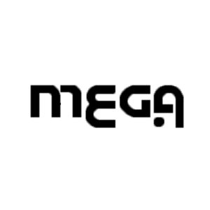 mega golf logo black