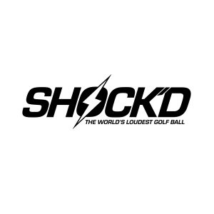 shock'd golf logo black