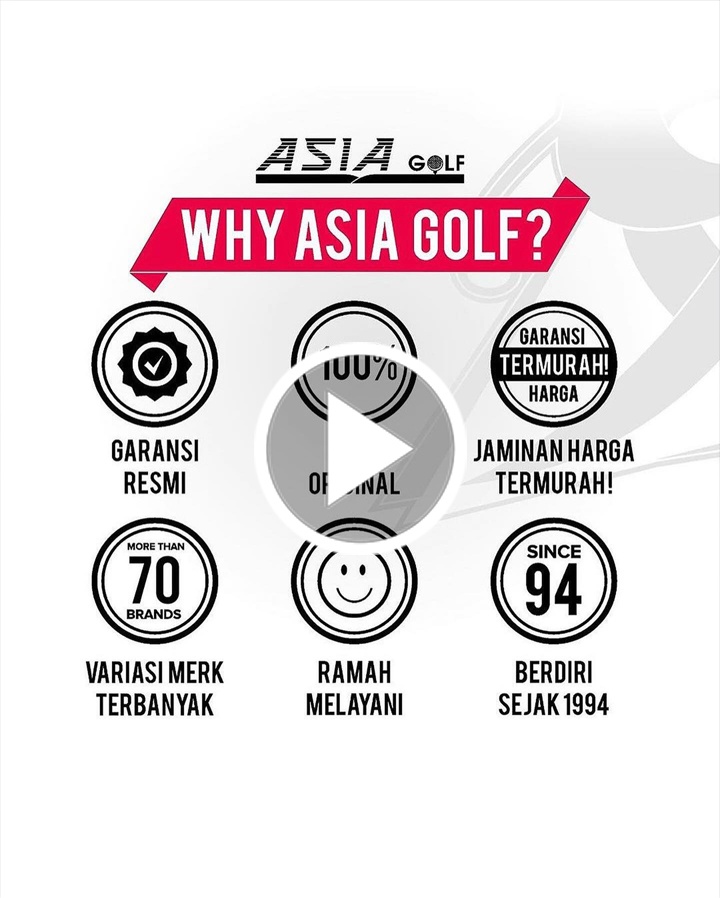 why asia golf white