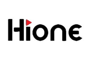 HiOne Logo black-bg white
